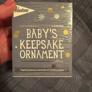 New Milestone Baby's Keepsake Ornament